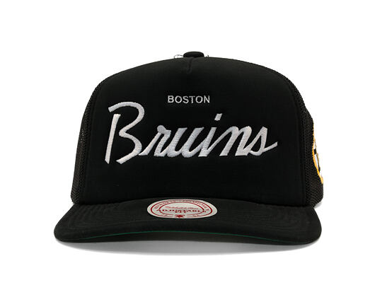 Cap Mitchell & Ness - Head Coach Trucker - NHL - Boston Bruins - Black