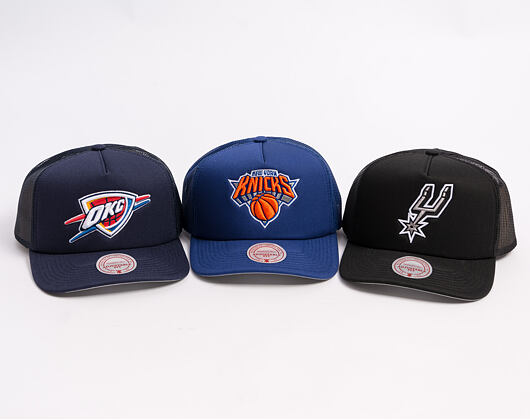 Cap Mitchell & Ness - Evergreen Trucker - NBA - New York Knicks - Blue