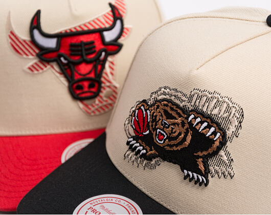 Cap Mitchell & Ness - Off Tilted Hwc - NBA - Vancouver Grizzlies - Off White