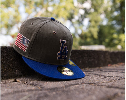 Cap New Era - MLB Three Looms "American Herringbone" 59FIFTY - LA Dodgers - Team Color