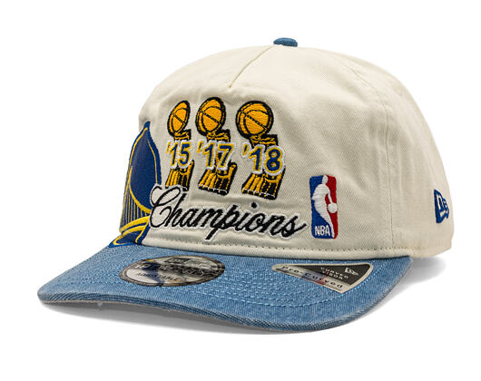 Cap New Era - NBA "Hardwood Classic Champions" 19TWENTY - Golden State Warriors - Chrome White / Tea