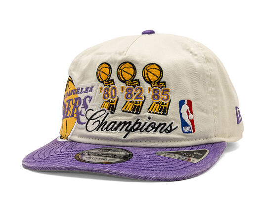 Cap New Era - NBA "Hardwood Classic Champions" 19TWENTY - LA Lakers - Chrome White / Team Color