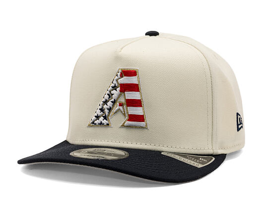 Cap New Era - MLB "American Flag" 9FIFTY - Arizona Diamondbacks - Chrome White