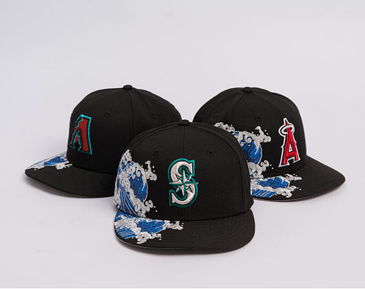 Cap New Era - MLB "Tidal Wave" 59FIFTY - Seattle Mariners - Black
