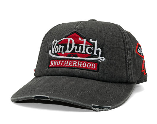 Cap Von Dutch - Brotherhood Patch Baseball - Washed Black