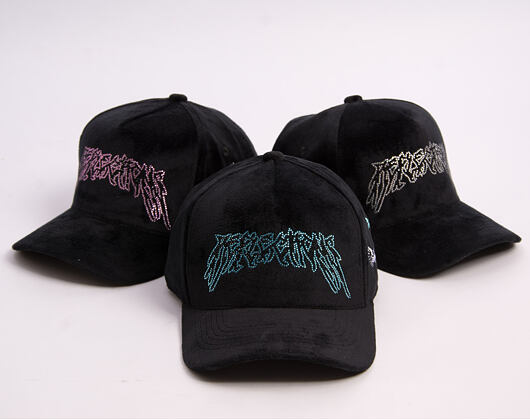 Cap Reflection Luxury New Angel Cap - Black Baby Blue Script