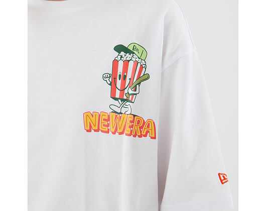 Tee New Era - Branded Food Character Oversized Tee - White