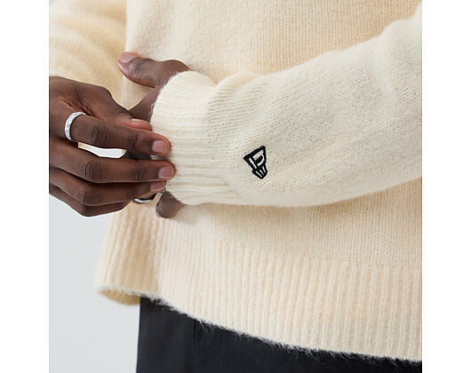 Sweater New Era - Branded Knit Sweater - Cream