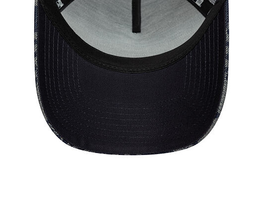 Cap New Era - F1 Pattern Denim 9FORTY A-Frame Trucker - RED BULL F1 - Navy Blue