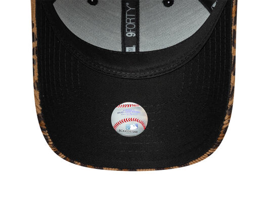 Kids Cap New Era - MLB Leopard Cord 9FORTY - NY Yankees - Stone / Black