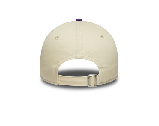 Kids Cap New Era - MLB League Essential 9FORTY - LA Dodgers - Cream / Purple