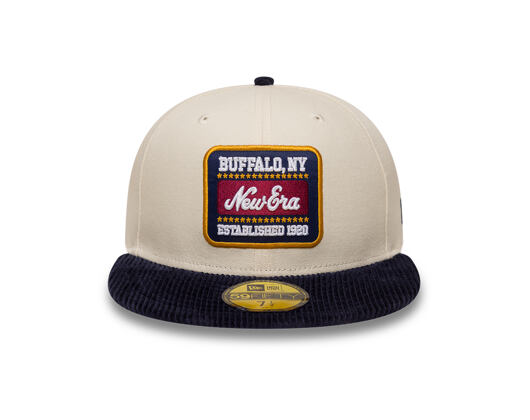 Cap New Era - Branded Patch Cord 59FIFTY - Cream / Navy