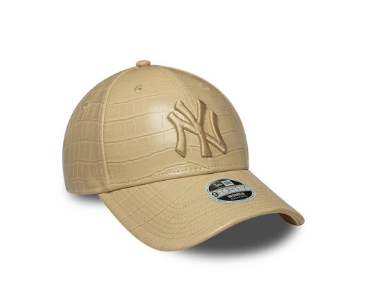 Womens Cap New Era - MLB PU Pattern 9FORTY - NY Yankees - Stone