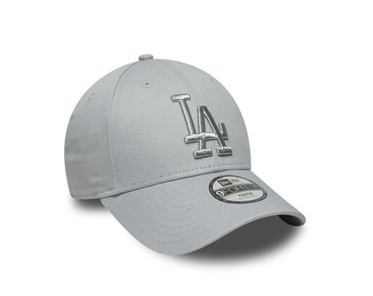 Kids Cap New Era - MLB Metallic 9FORTY - LA Dodgers - Grey / Silver