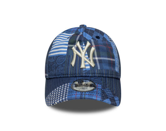 Kids Cap New Era - MLB Patchwork 9TWENTY - NY Yankees - Navy / Blue