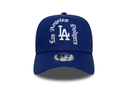 Cap New Era - MLB Wordmark 9FORTY A-Frame Trucker - LA Dodgers - Royal