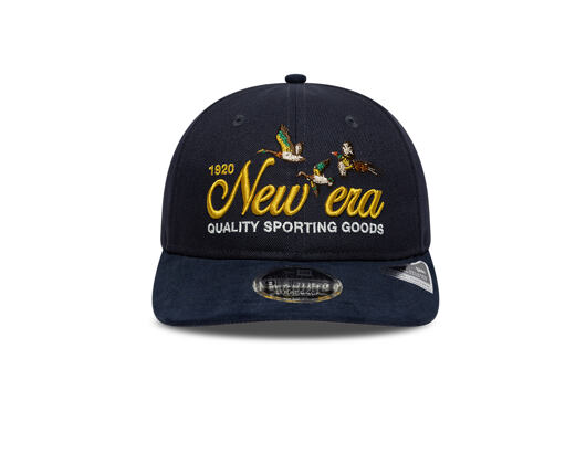 Cap New Era - Branded Suede Pre-Curved 9FIFTY Retro Crown - Navy