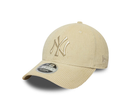 Cap New Era - MLB Cord 9FORTY M-CROWN - NY Yankees - Stone