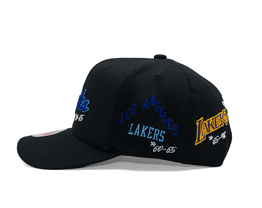 Cap Mitchell & Ness - NBA - Los Angeles Lakers HWC Timeline - Black