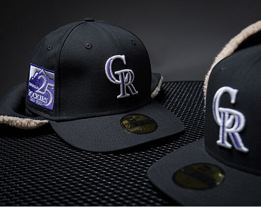 Cap New Era - MLB World Series Cooperstown Dog-Ear 59FIFTY - Colorado Rockies - Black