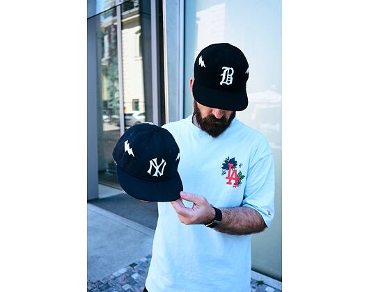 Cap New Era - MLB IMAGE DROP Heritage 9FIFTY Retro Crown - NY Yankees - Navy / Cream