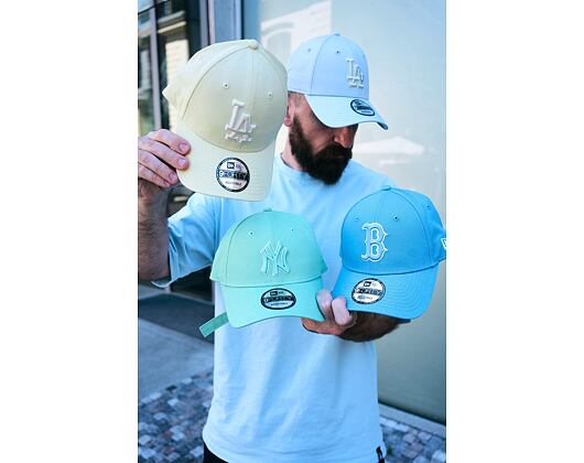 Cap New Era - MLB League Essential 9FORTY - LA Dodgers - Sky Blue / Yellow