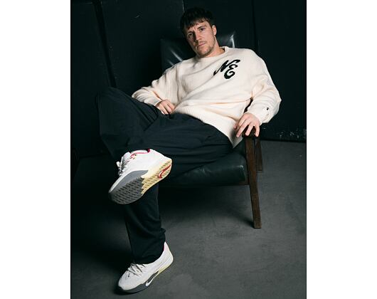 Sweater New Era - Branded Knit Sweater - Cream