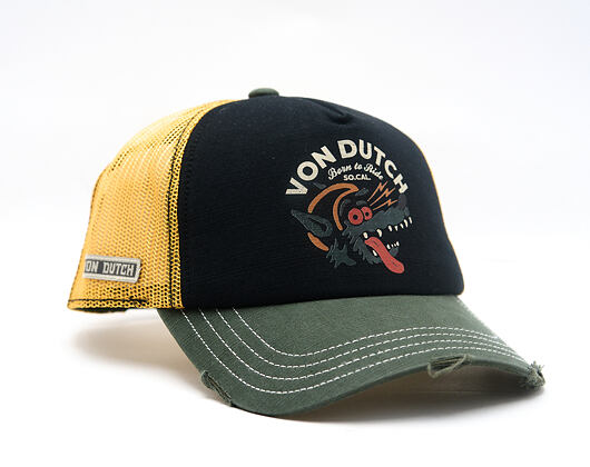Cap Von Dutch - Trucker - Print - Black / Green