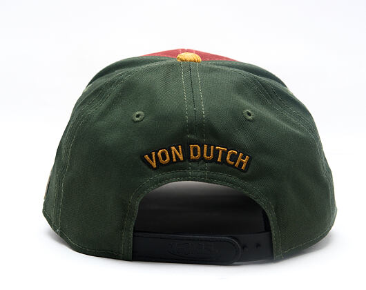 Cap Von Dutch - Semi Curve - Embroidery Premium - Red / Green
