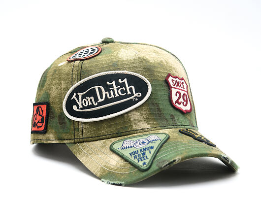 Cap Von Dutch - Baseball - Camo Patch - Camo
