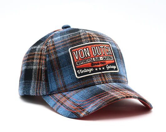 Cap Von Dutch - Baseball - Checkered Patch - Navy