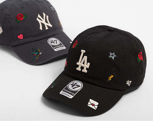 Cap '47 Brand - MLB Multi Scatter CLEAN UP - LA Dodgers - Black
