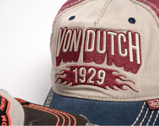 Cap Von Dutch - Baseball - Embroidery - Red / Green