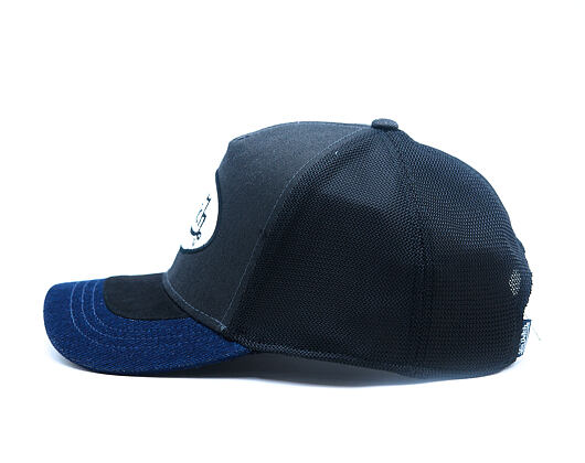 Cap Von Dutch - Denim Visor Patch Premium Trucker - Black / Navy