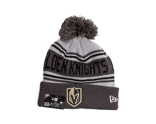 Beanie New Era - NHL Evergreen Wordmark Pom Medium Knit - Vegas Golden Knights - Team Color