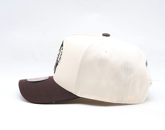 Cap Mitchell & Ness - NBA Brown And Cream Pro Snapback - Boston Celtics - Cream