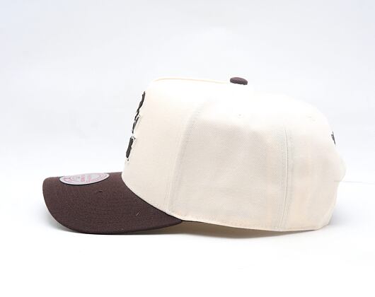 Cap Mitchell & Ness - NBA Brown And Cream Pro Snapback Hwc - Milwaukee Bucks - Cream