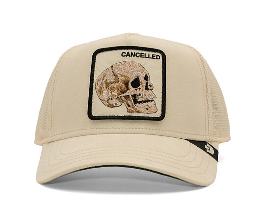 Cap Goorin - Suede Cancelled Skull Trucker - Wax