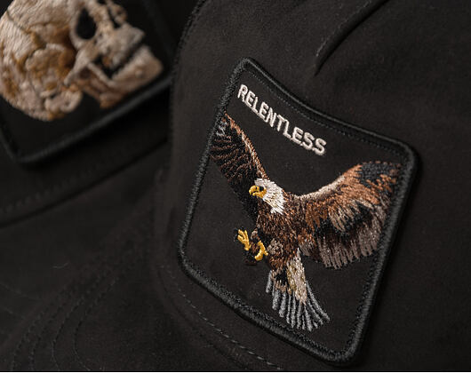 Cap Goorin - Suede Represent Eagle Trucker - Black