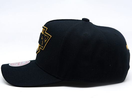 Cap Mitchell & Ness - NHL Black And Gold Pro Snapback - Los Angeles Kings - Black