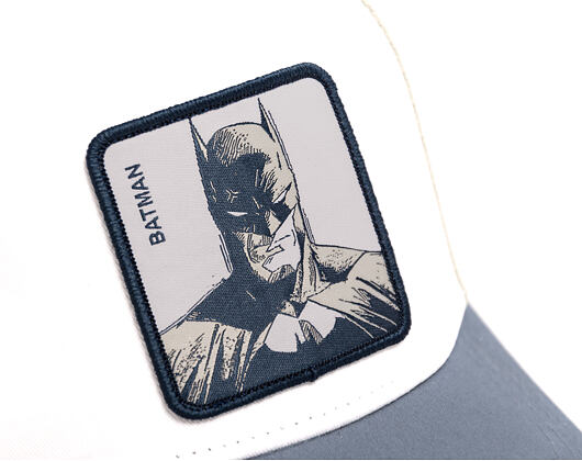 Cap Capslab - Batman Trucker - Dark Knight Sketch - Off White / Blue