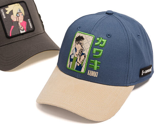 Cap Capslab - Boruto A-Frame - Kawaki - Blue / Beige Corduroy