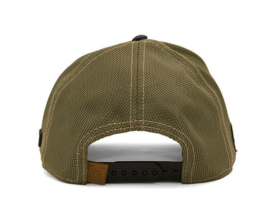 Cap Capslab - Tom & Jerry Trucker - Best Buddies Distressed Patch - Brown / Olive