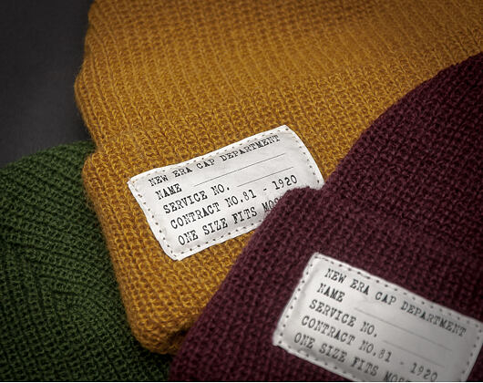 New Era Lightweight Patch Maroon Winter Beanie