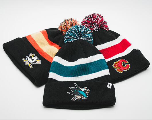 '47 Brand NHL Anaheim Ducks Breakaway Cuff Knit Black Winter Beanie