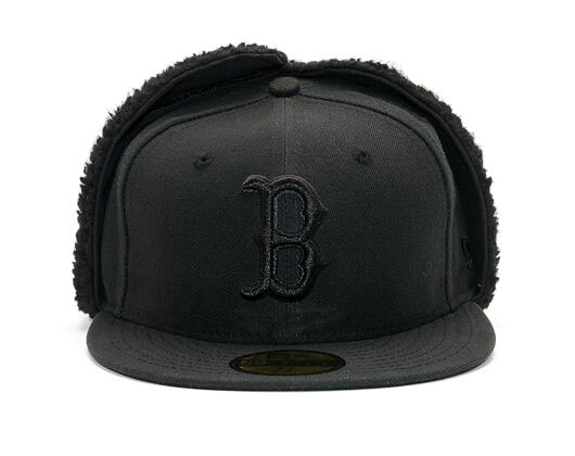 New Era Basic Dog Ear Boston Red Sox 59FIFTY Black/Black Dogear Cap