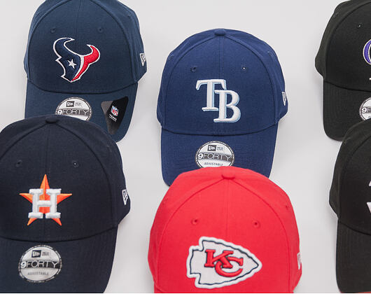 New Era The League Houston Texans 9FORTY Team Color Strapback Cap