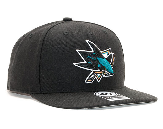 '47 Brand San José Sharks No Shot Captain Black Snapback