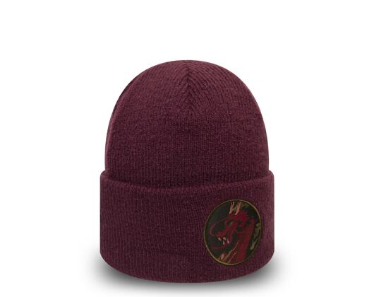 New Era Element Cuff Knit Maroon Winter Beanie