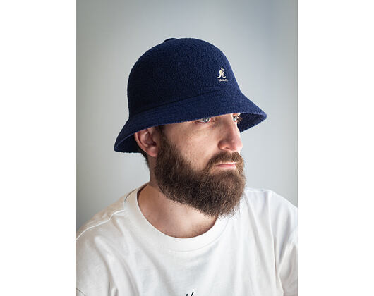 Kangol Bermuda Casual Navy Bucket Hat